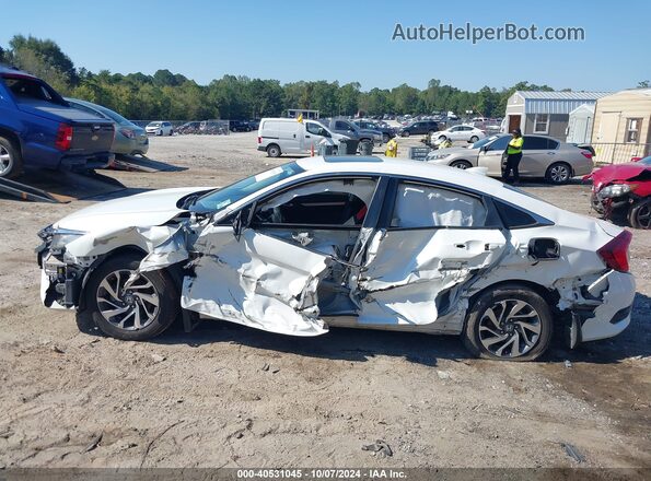 19XFC2F75JE014180 2018 HONDA CIVIC White უკანა სალონის ხედი