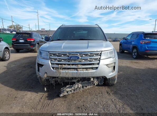 1FM5K8D80JGA24608 2018 FORD FORD EXPLORER Silver Vista del cuadro de instrumentos