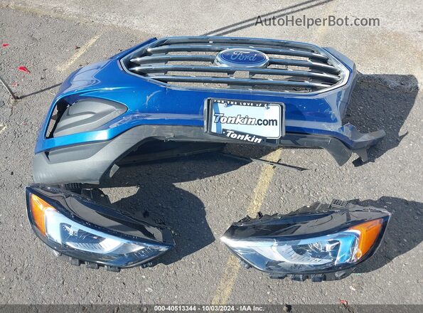 2FMPK4G92LBA73647 2020 FORD EDGE Blue Dashboard view