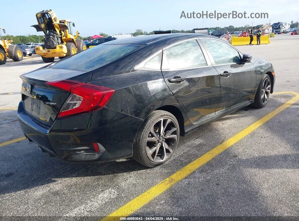 2HGFC2F84MH527942 2021 HONDA CIVIC Black Հետևի աջ