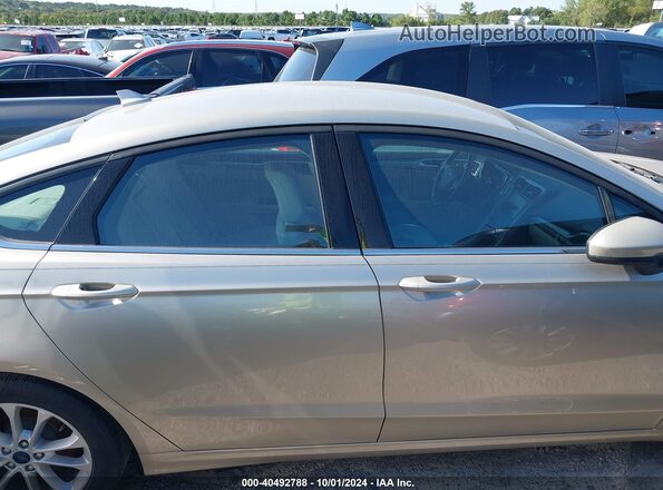 3FA6P0HD5KR246788 2019 FORD FUSION Beige Вид задньої частини салону