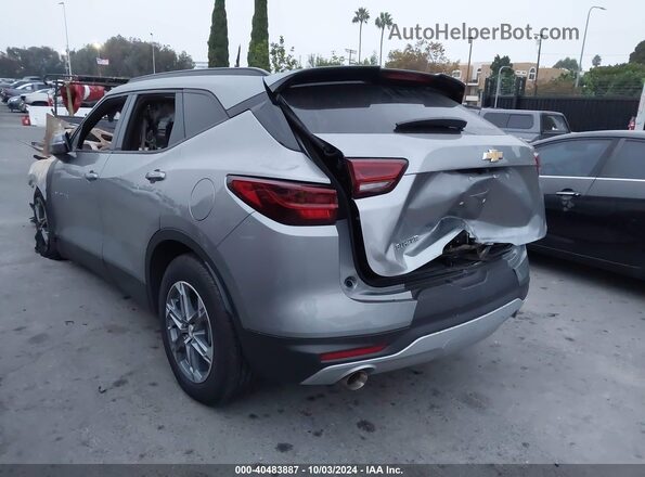 3GNKBDR41PS182026 2023 CHEVROLET BLAZER Gray უკანა მარცხენა