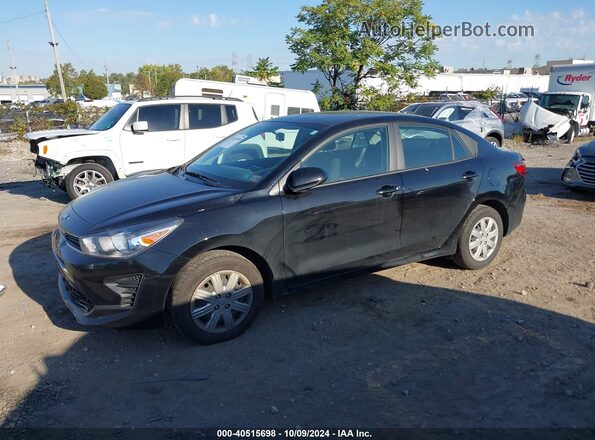 3KPA24AD7ME420472 2021 KIA RIO Black Front left