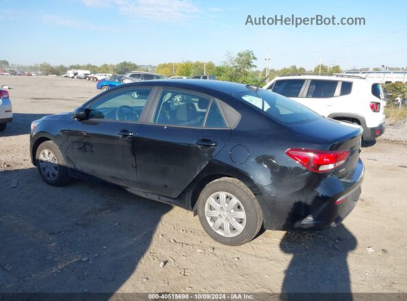 3KPA24AD7ME420472 2021 KIA RIO Black Rear left
