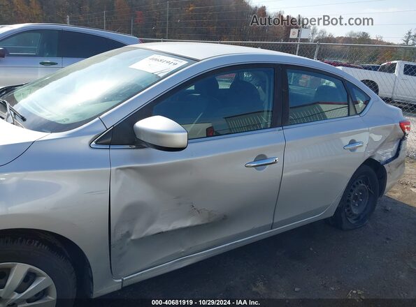 3N1AB7APXJY298649 2018 NISSAN SENTRA Silver Вид спереду