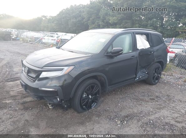 5FNYF6H64MB084120 2021 HONDA PILOT Черный Передняя левая четверть