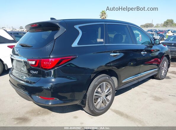 5N1DL0MM7LC548677 2020 INFINITI QX60 Black Հետևի աջ