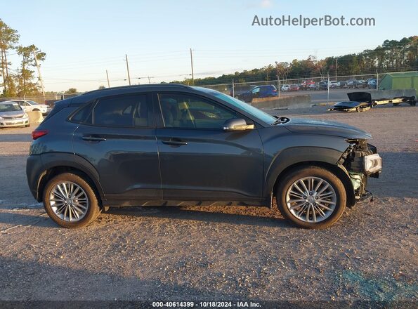 KM8K62AA2MU654955 2021 HYUNDAI KONA Серый Вид задней части салона