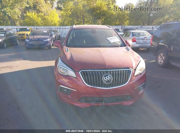 LRBFX3SX3JD116383 2018 BUICK ENVISION Красный Вид щитка приборов