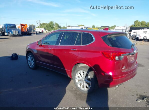LRBFX3SX3JD116383 2018 BUICK ENVISION Красный Задняя левая четверть