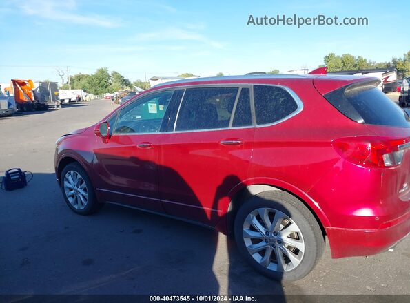 LRBFX3SX3JD116383 2018 BUICK ENVISION Красный Панорамный вид салона 360°