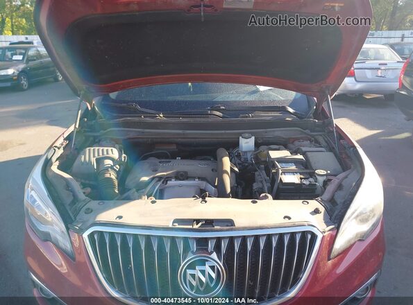 LRBFX3SX3JD116383 2018 BUICK ENVISION Красный Вид сзади