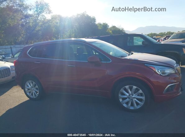 LRBFX3SX3JD116383 2018 BUICK ENVISION Красный Вид задней части салона