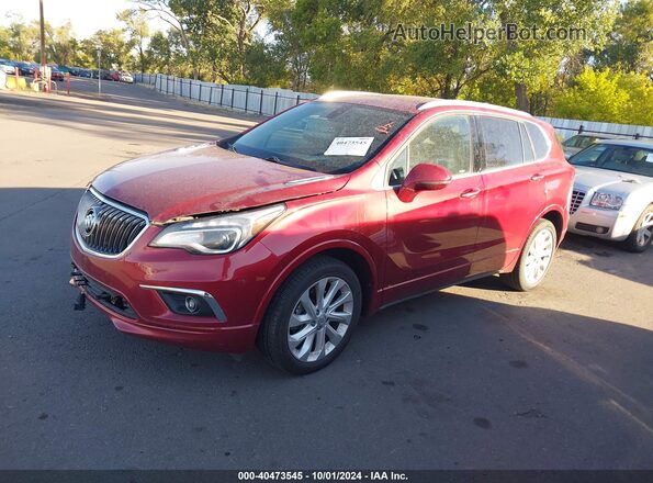 LRBFX3SX3JD116383 2018 BUICK ENVISION Красный Передняя левая четверть
