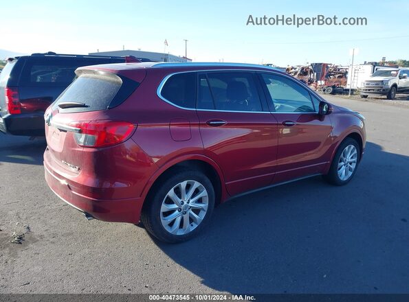 LRBFX3SX3JD116383 2018 BUICK ENVISION Красный Задняя правая четверть