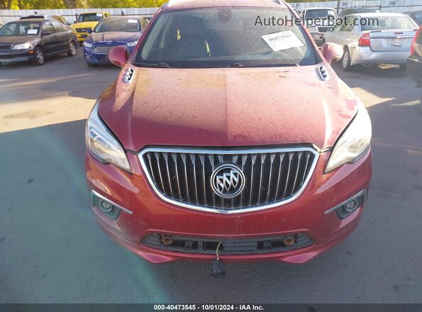 LRBFX3SX3JD116383 2018 BUICK ENVISION Красный Вид спереди