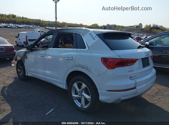 WA1AECF30L1039818 2020 AUDI Q3 White Trasero izquierdo