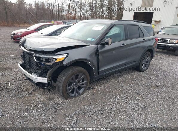 1FMSK8DH4RGA45010 2024 FORD FORD EXPLORER Серый Передняя левая четверть
