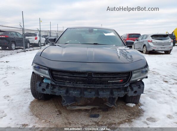 2C3CDXHG6JH176404 2018 DODGE CHARGER Black Widok zestawu wskaźników