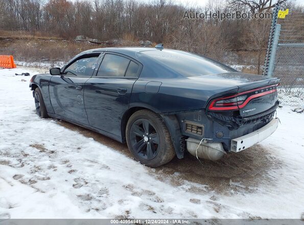2C3CDXHG6JH176404 2018 DODGE CHARGER Black Tył lewy