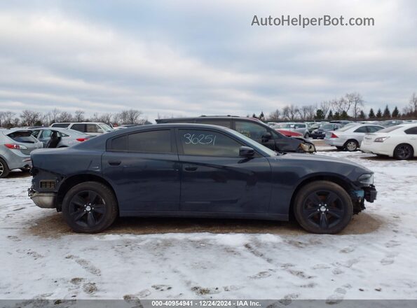 2C3CDXHG6JH176404 2018 DODGE CHARGER Black Widok wnętrza z tyłu