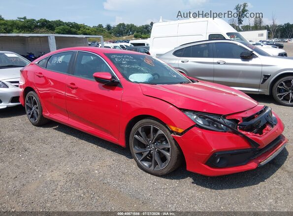 2HGFC2F84LH543170 2020 HONDA CIVIC Красный 