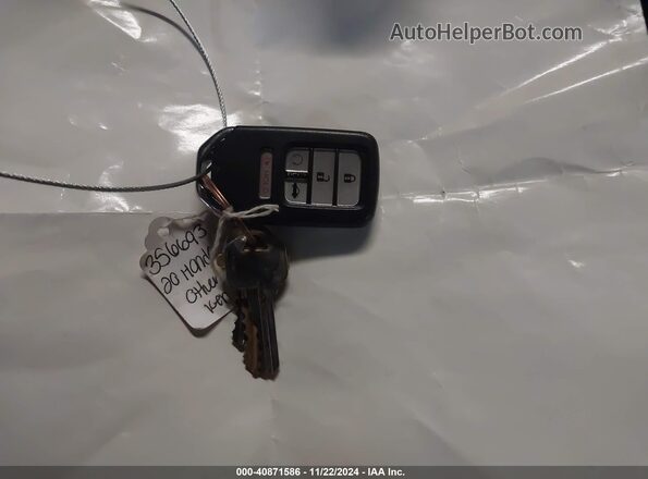 2HGFC2F84LH543170 2020 HONDA CIVIC Красный Вид панели приборов