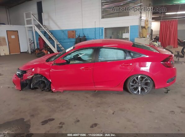 2HGFC2F84LH543170 2020 HONDA CIVIC Красный Панорамный вид салона 360°