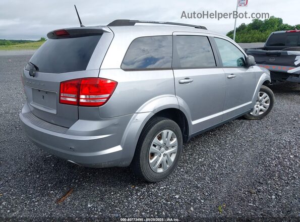 3C4PDCAB4JT497367 2018 DODGE JOURNEY Silver Rear right
