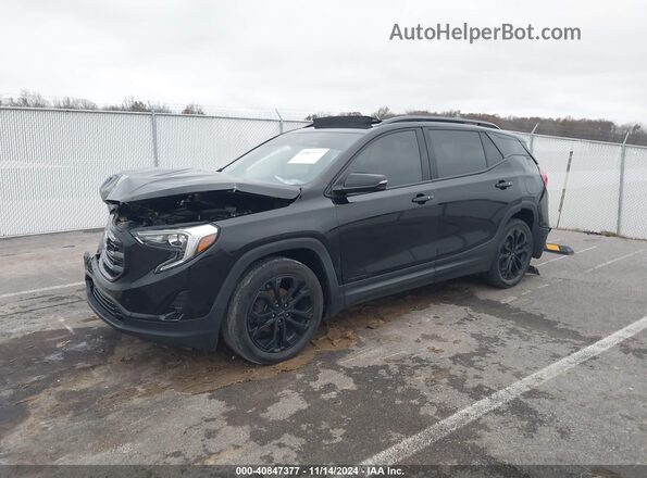 3GKALPEV5ML395752 2021 GMC TERRAIN Черный Передняя левая четверть