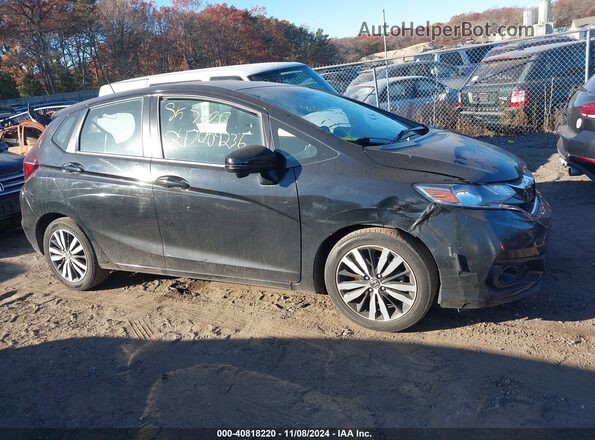 3HGGK5H85JM728476 2018 HONDA FIT Black უკანა სალონის ხედი