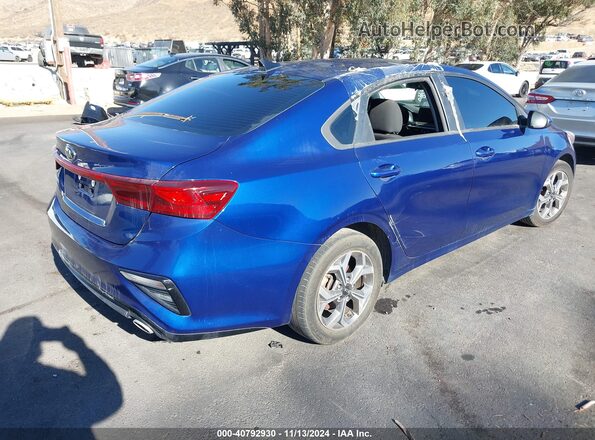 3KPF24AD6ME341798 2021 KIA FORTE Blue Trasero derecho