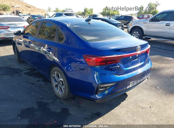 3KPF24AD6ME341798 2021 KIA FORTE Blue Trasero izquierdo