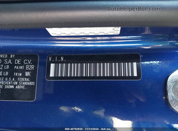 3KPF24AD6ME341798 2021 KIA FORTE Blue Vista del compartimento del motor