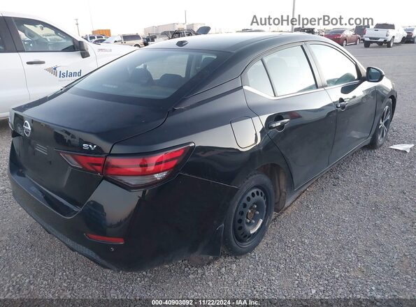 3N1AB8CV2MY239133 2021 NISSAN SENTRA Black უკანა მარჯვენა