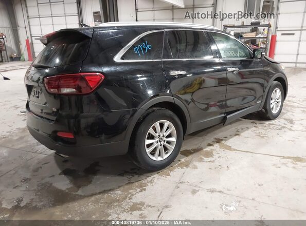 5XYPGDA37KG554577 2019 KIA SORENTO Black უკანა მარჯვენა