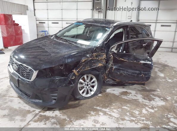 5XYPGDA37KG554577 2019 KIA SORENTO Black წინა მარცხენა ხედი სამი მეოთხედიდან