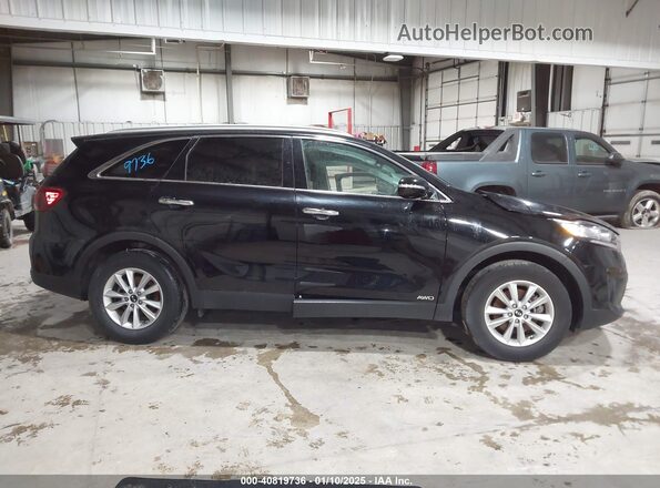 5XYPGDA37KG554577 2019 KIA SORENTO Black უკანა სალონის ხედი