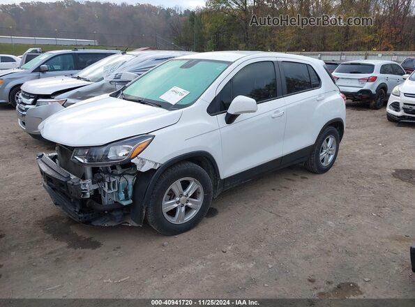 KL7CJKSB0LB324253 2020 CHEVROLET TRAX White Vista tres cuartos delantera izquierda