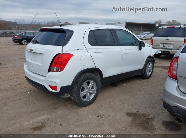 KL7CJKSB0LB324253 2020 CHEVROLET TRAX White Trasero derecho