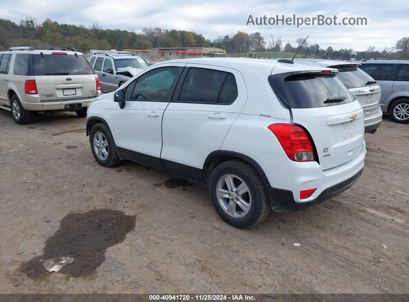 KL7CJKSB0LB324253 2020 CHEVROLET TRAX White Trasero izquierdo