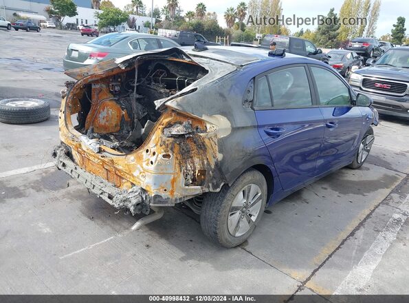KMHC65LC0KU174513 2019 HYUNDAI IONIQ HYBRID Blue Tył prawy