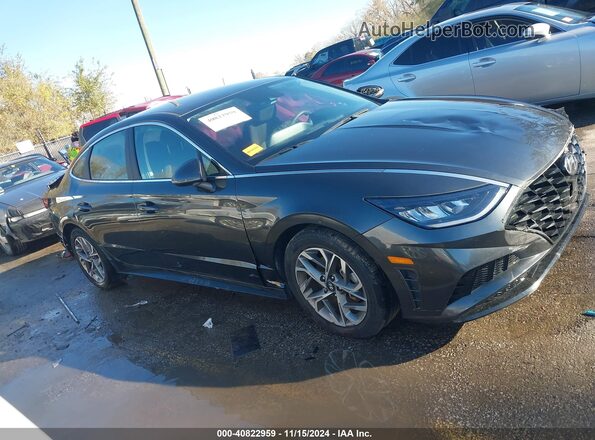 KMHL64JA2MA160791 2021 HYUNDAI SONATA Gray Widok wnętrza 360 stopni
