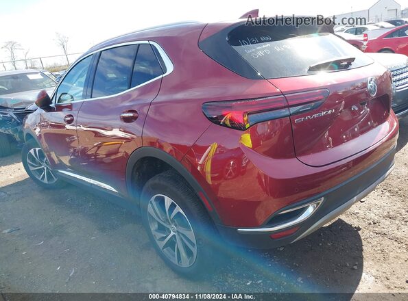 LRBFZNR45PD022709 2023 BUICK ENVISION Maroon Rear left