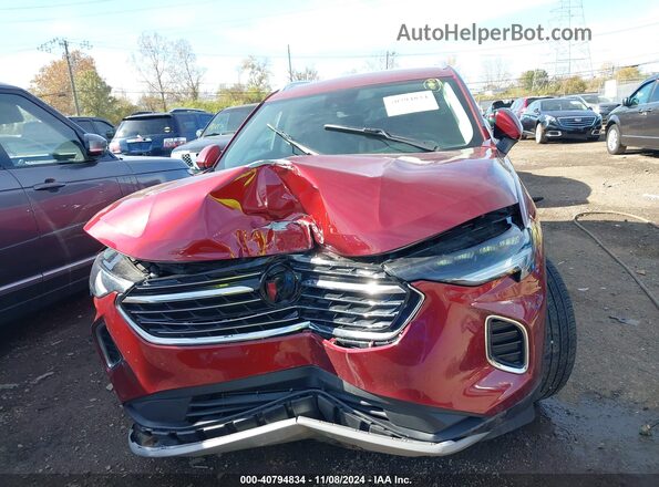 LRBFZNR45PD022709 2023 BUICK ENVISION Maroon Dashboard view