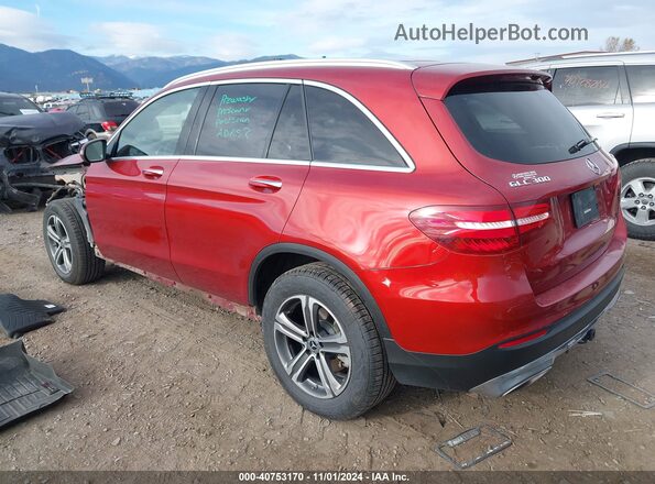 WDC0G4KB3JV015978 2018 MERCEDES-BENZ GLC 300 Red უკანა მარცხენა