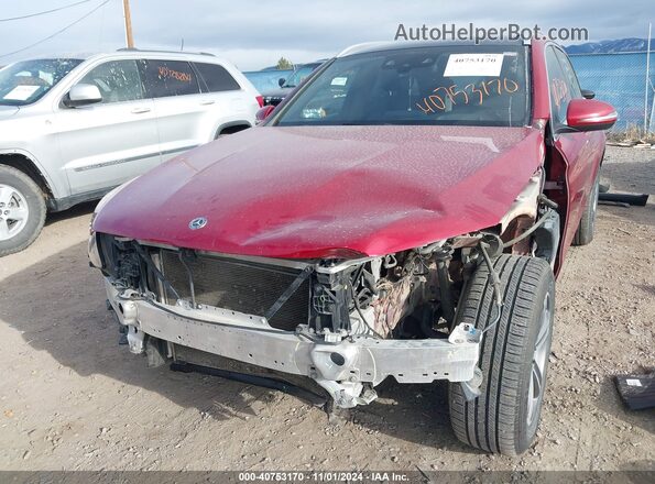 WDC0G4KB3JV015978 2018 MERCEDES-BENZ GLC 300 Red წინა ხედი