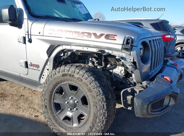 1C6JJTEG5ML547589 2021 JEEP GLADIATOR Серебряный Вид спереди