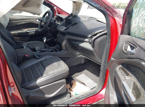 1FMCU0HD0KUB57737 2019 FORD ESCAPE Red Widok wnętrza z przodu