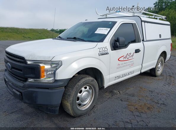 1FTMF1CB0KKC17171 2019 FORD F150 White Առջևի ձախ երեք քառորդ տեսարան